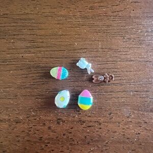 Set of 5 limited edition Easter origami owl charms